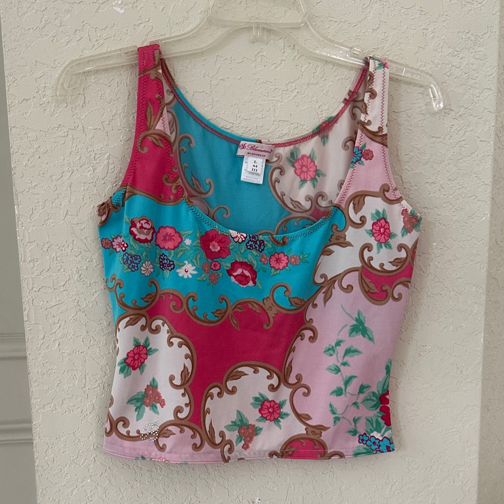 Bluemarine Beach Wear Sleeveless Top